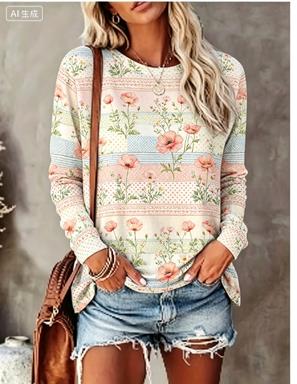 Dames T-shirt met lange mouwen - T-Shirts recensie en prijs