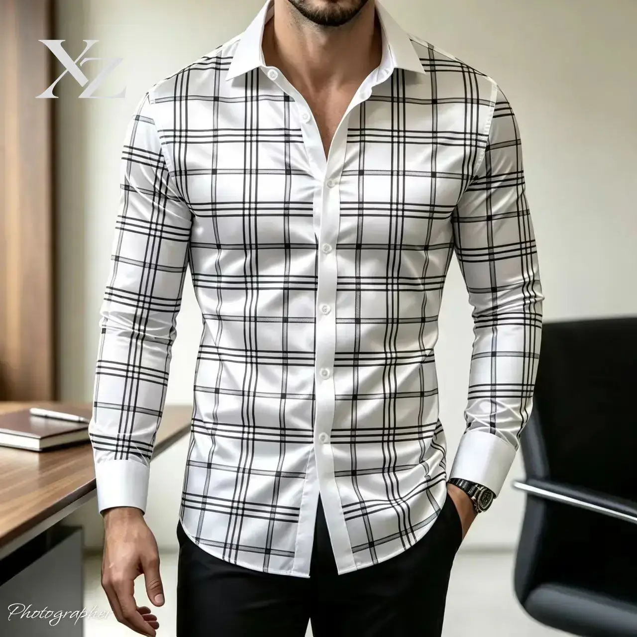 Hete aanbieding: heren slim fi - Mens Satin Silk Dress Shirt recensie en prijs