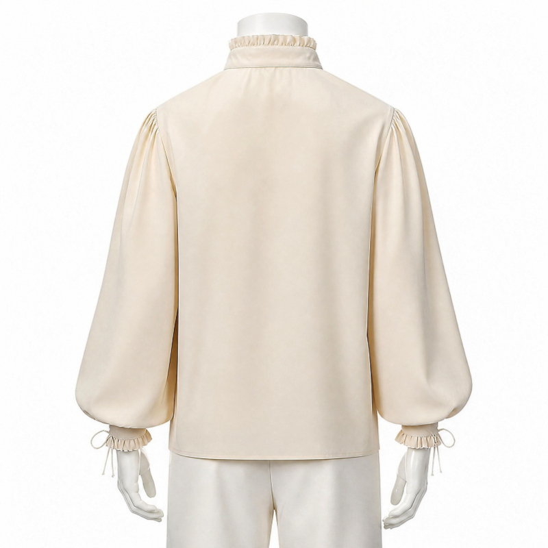 Renaissance Middeleeuws Pirate - Medieval Gothic Lace Up Pirate Shirt recensie en prijs