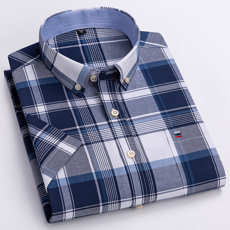 Kwaliteit Mannen Shirt Korte M - Oxford Cotton Casual Shirt Business recensie en prijs
