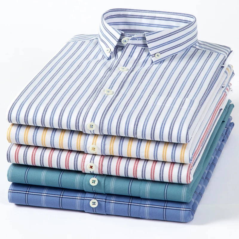 2023 Nieuwe Puur Katoenen Oxfo - Oxford Cotton Casual Shirt Business recensie en prijs